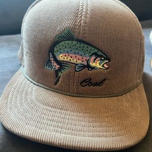 Coal Head ware corduroy Rainbow Trout Hat